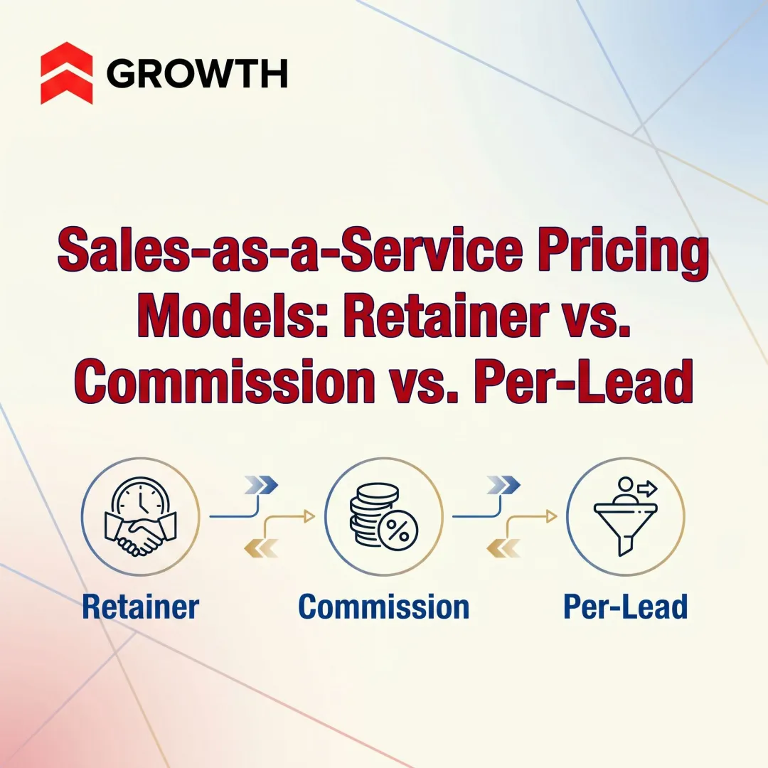 Sales-as-a-Service Pricing Models: Retainer vs. Commission vs. Per-Lead
