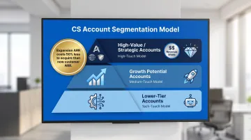 Customer account segmentation model by revenue expansion and strategic importance tiers