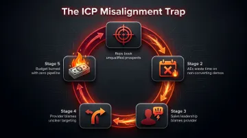 ICP misalignment negative feedback loop five-stage cycle diagram