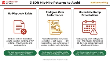 Three common SDR hiring mistakes Series B founders make and how to avoid them