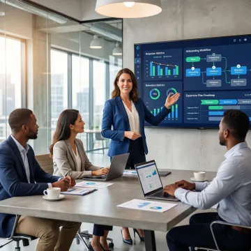 Customer success planning session for SaaS growth