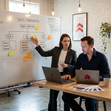 Sales hiring process planning session