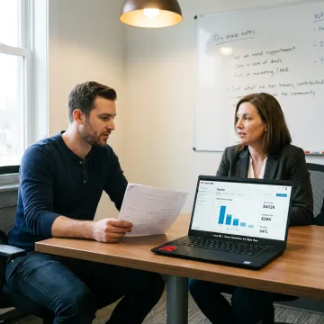Founder interviewing a sales operations candidate