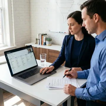 Fractional sales onboarding process