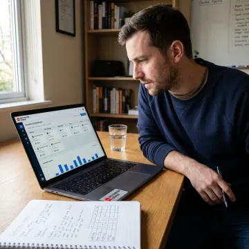 Founder reviewing technical sales candidates
