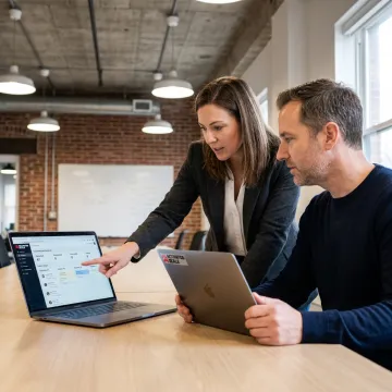 Founder reviewing SDR candidate profiles