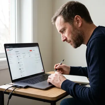 Founder reviewing SDR candidates
