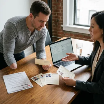Startup sales hiring process meeting