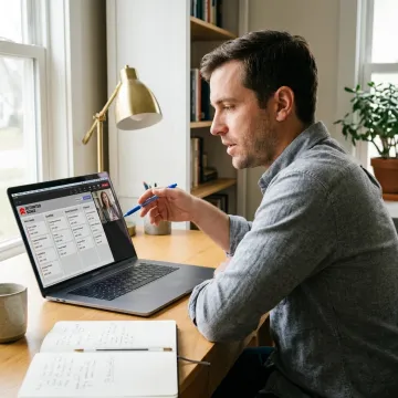 Founder onboarding a part-time B2B sales rep