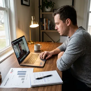 Founder interviewing interim sales leader