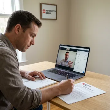 Founder interviewing account executive candidate