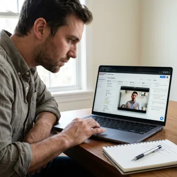 Startup founder interviewing sales candidate