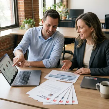 Founder reviewing sales hiring plan