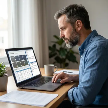 Sales prospecting specialist working online