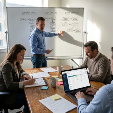 Sales hiring process with pipeline planning