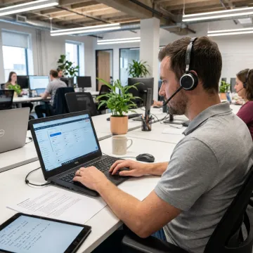 Fractional SDR working on outbound sales outreach