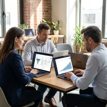 Fractional sales professional working with SaaS founders