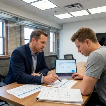 Sales leader planning on-demand sales process