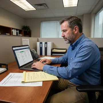 Sales consultant planning outsourced sales process