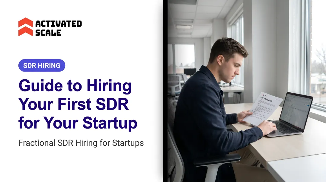 Guide to Hiring Your First SDR for Your Startup