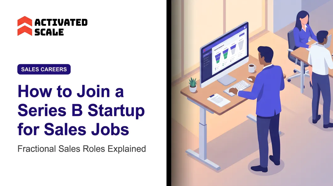 How to Join a Series B Startup for Sales Jobs