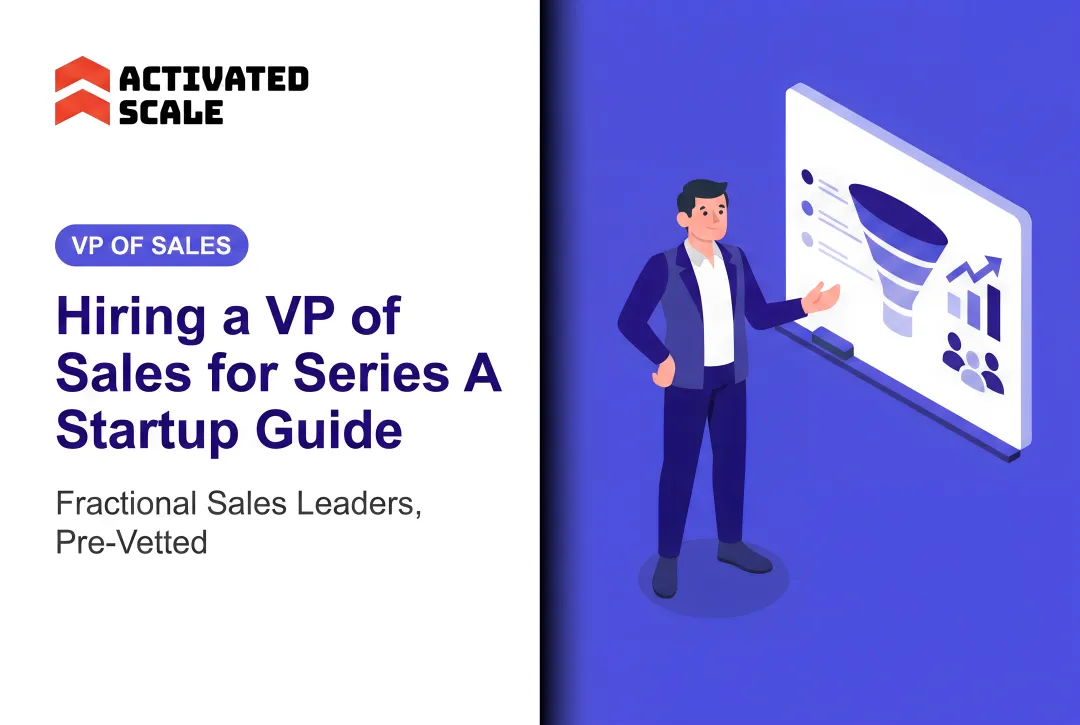 Hiring a VP of Sales for Series A Startup Guide