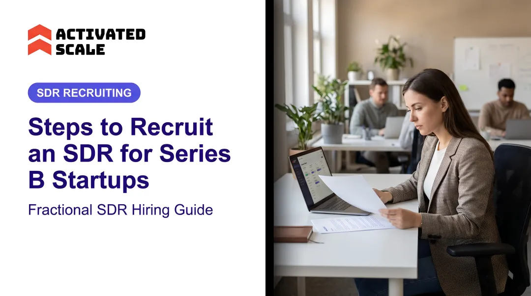 Steps to Recruit an SDR for Series B Startups