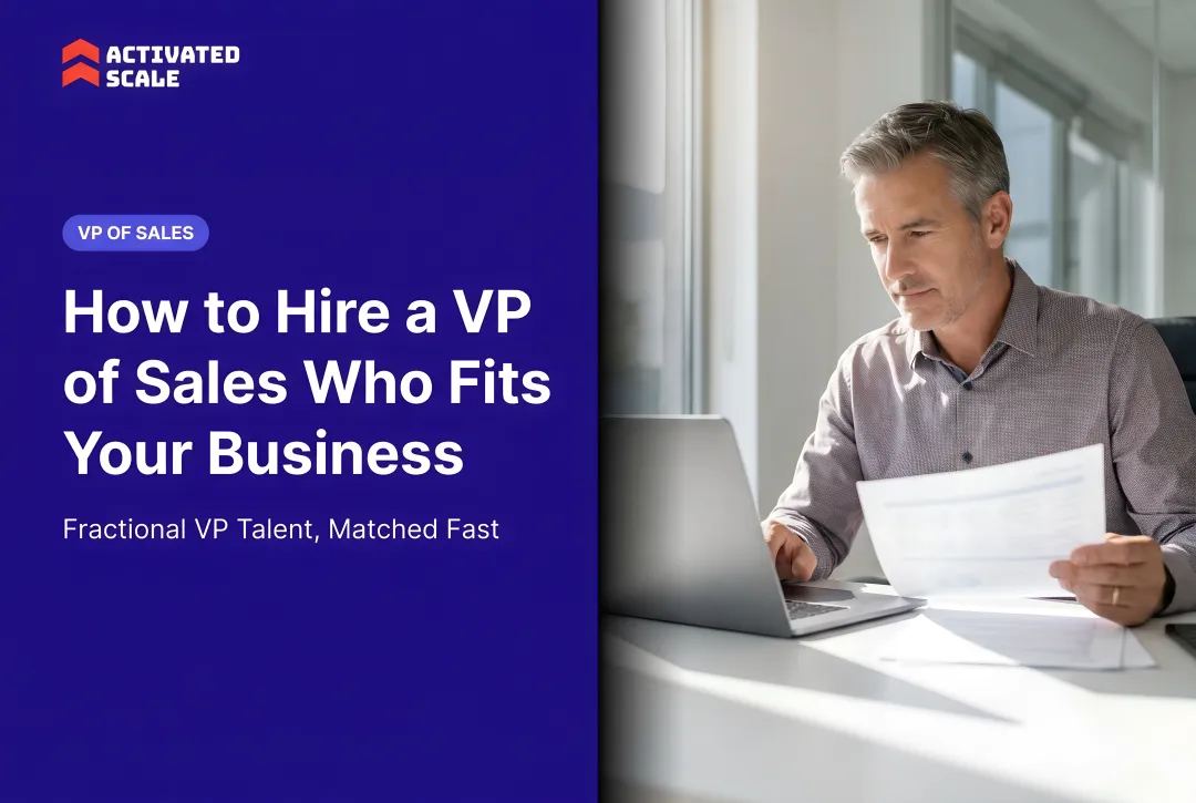 How to Hire a VP of Sales Who Fits Your Business