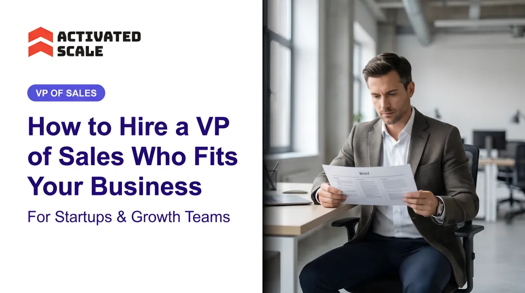 How to Hire a VP of Sales Who Fits Your Business