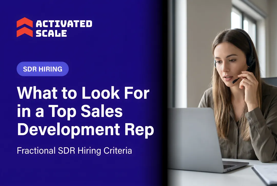 What to Look For in a Top Sales Development Rep