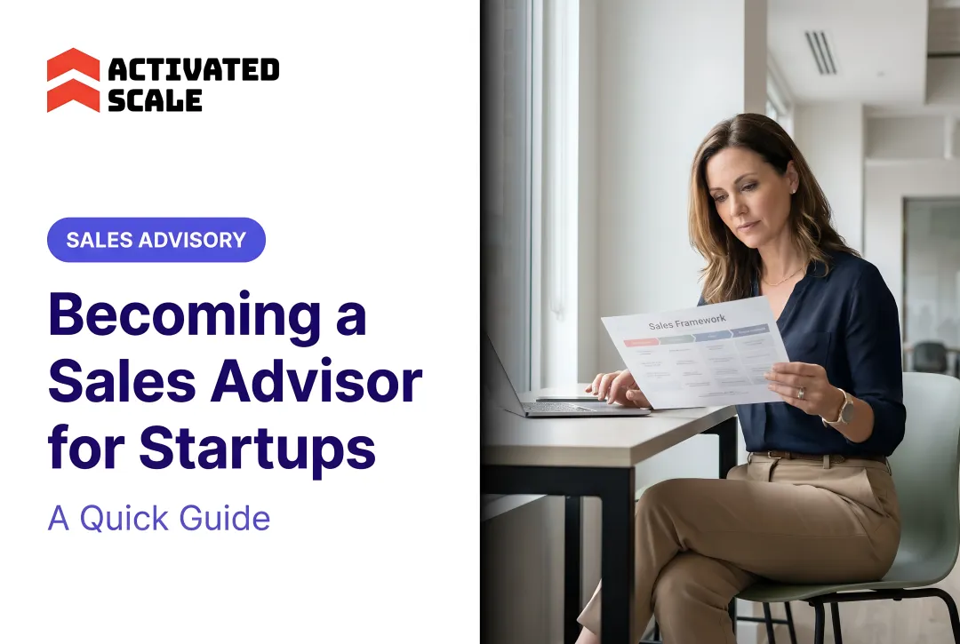 Becoming a Sales Advisor for Startups: A Quick Guide
