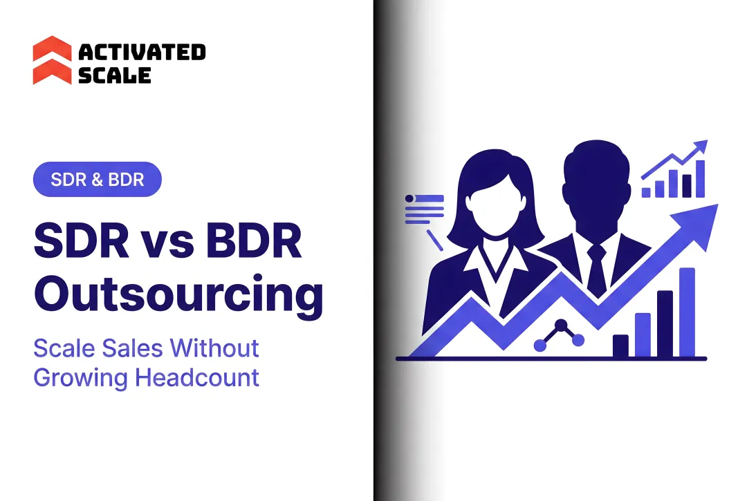 SDR vs BDR Outsourcing: Scale Sales Without Growing Headcount