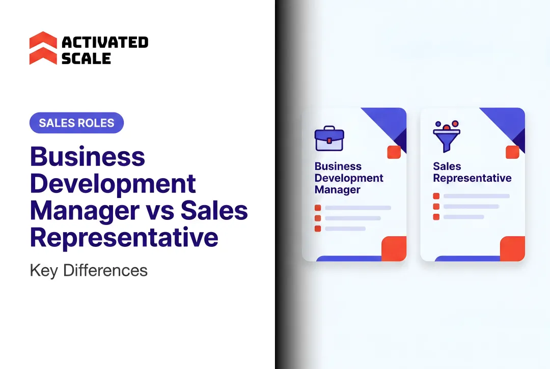 Business Development Manager vs Sales Representative: Key Differences