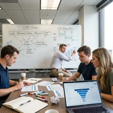 Fractional sales leader planning revenue process