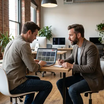 Founder interviewing a sales manager candidate