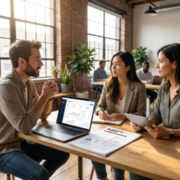 Startup team interviewing vetted SDR candidates