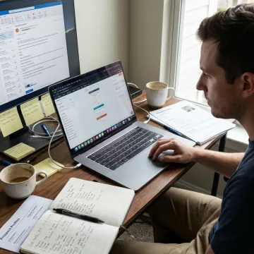 Fractional SDR setting up outbound sales workflow
