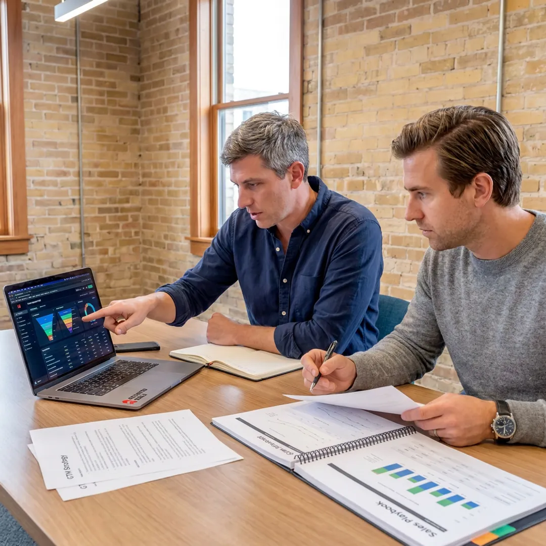 Fractional sales leader planning startup growth