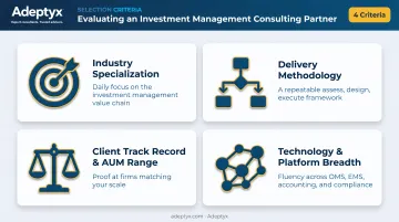 Four evaluation criteria for choosing a data consulting partner