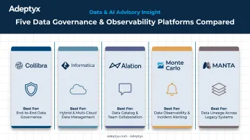 Comparison of five leading data lineage tools by best use case