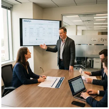 Consultants planning a financial cloud roadmap