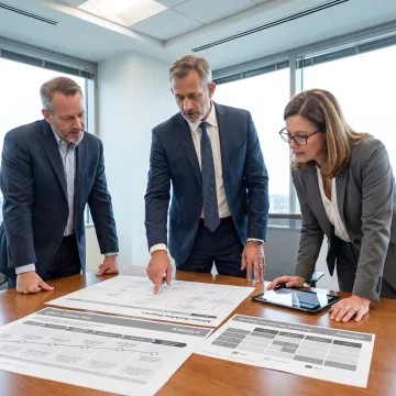 Consultants planning a wealth platform modernization
