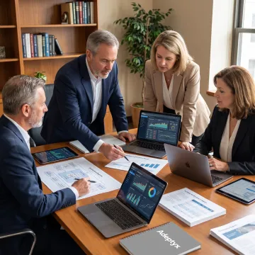 Consultants planning an analytics strategy