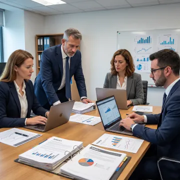 Consultants reviewing investment oversight framework
