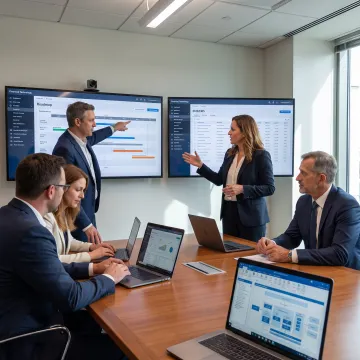 Consultants planning financial technology modernization