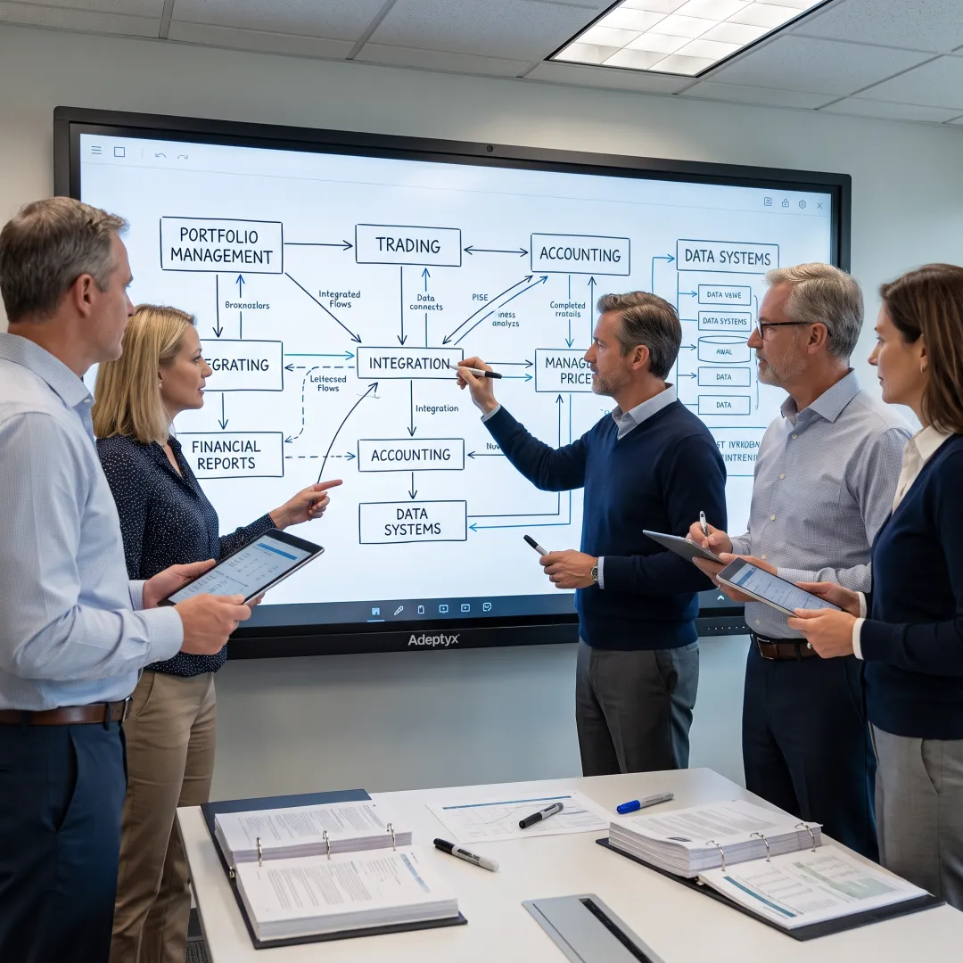 Consultants mapping investment platform integrations