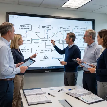 Consultants mapping investment platform integrations