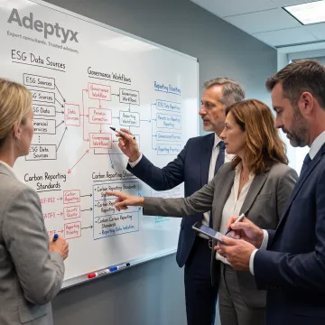 Team planning an ESG data strategy