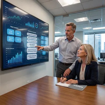 Consultants planning an AI workflow