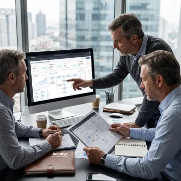 Consultants reviewing alternative investment technology